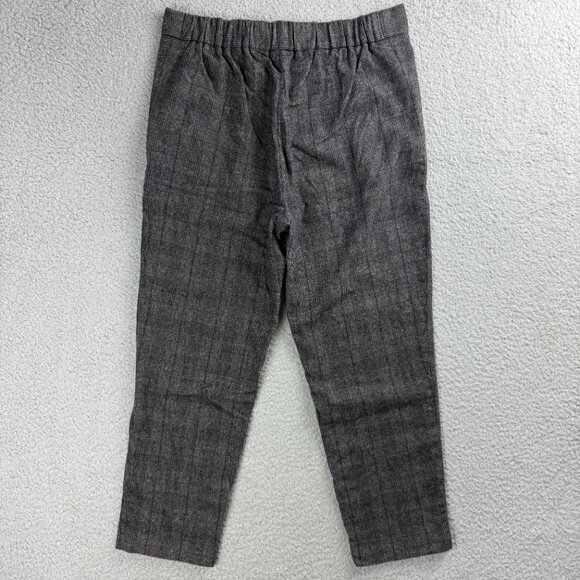 Aritzia Babaton Pants Womens 8 Grey Plaid Cohen Ankle Trousers Wool Cashmere 1 - Picture 2 of 7